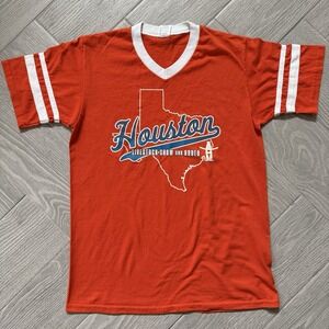 Houston Livestock Show & Rodeo T-Shirt Vintage 90s, Single Stitch, Medium,